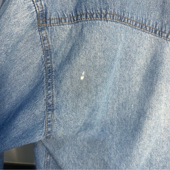 Sky Jeans Vintage Denim Button Down Western Pocket Details - Picture 10 of 12